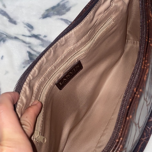 Lanvin brown leather handbag - Picture 6 of 10